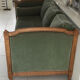 Antique velvet sofa