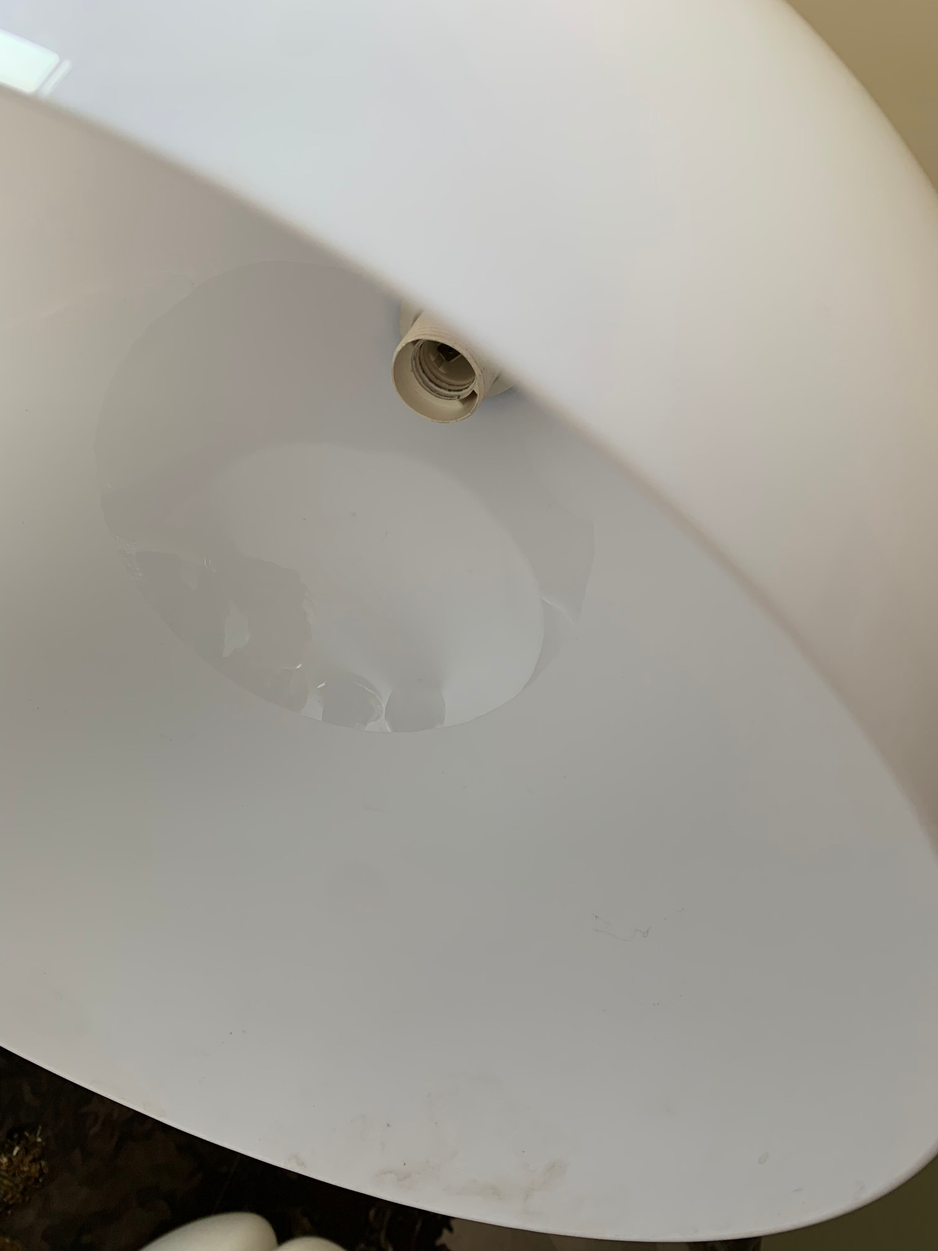 Floor lamp arch foot marble