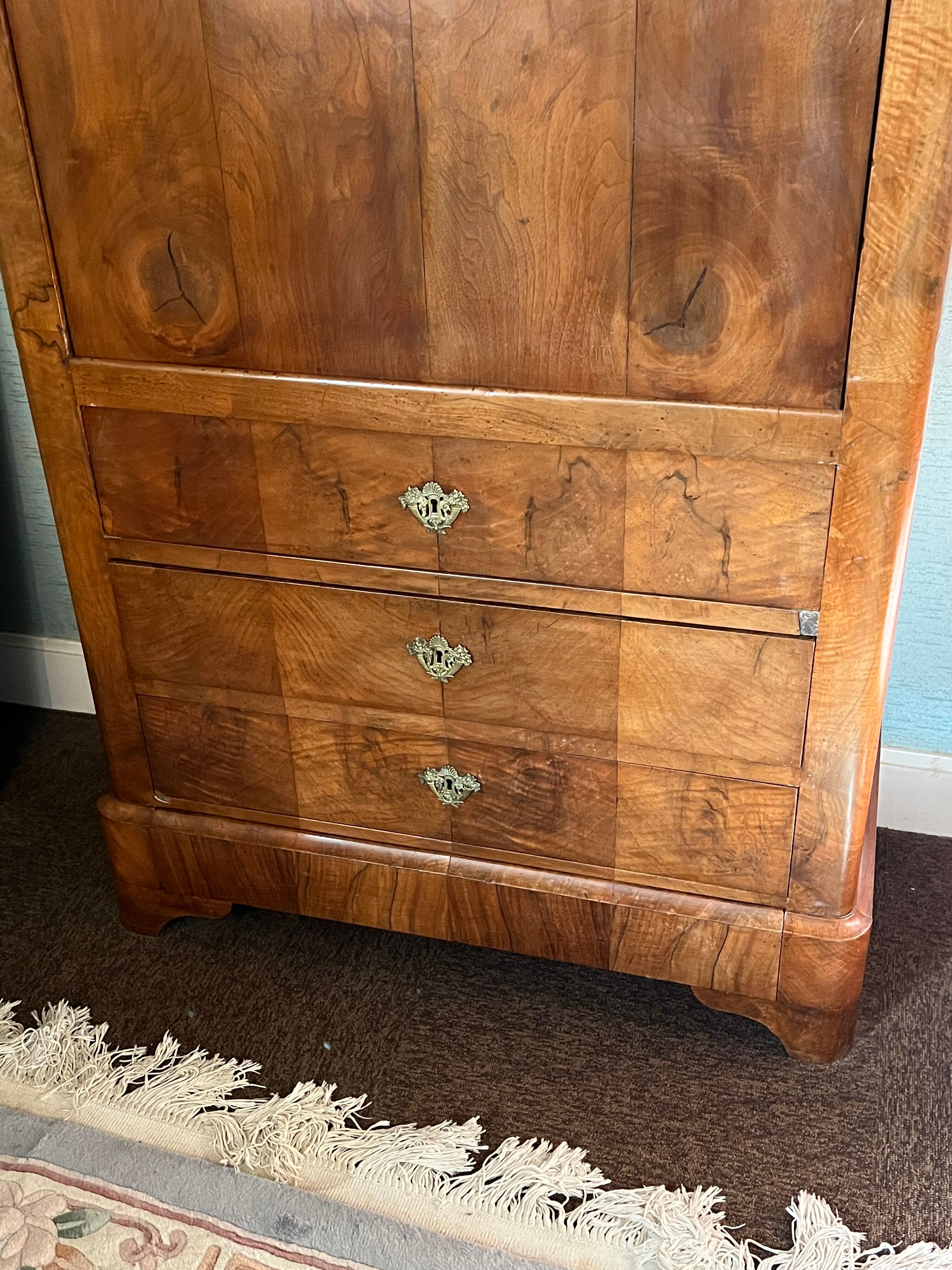 Secretary old nineteenth century mahogany