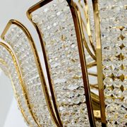 Crystal Glass Chandelier by Palwa