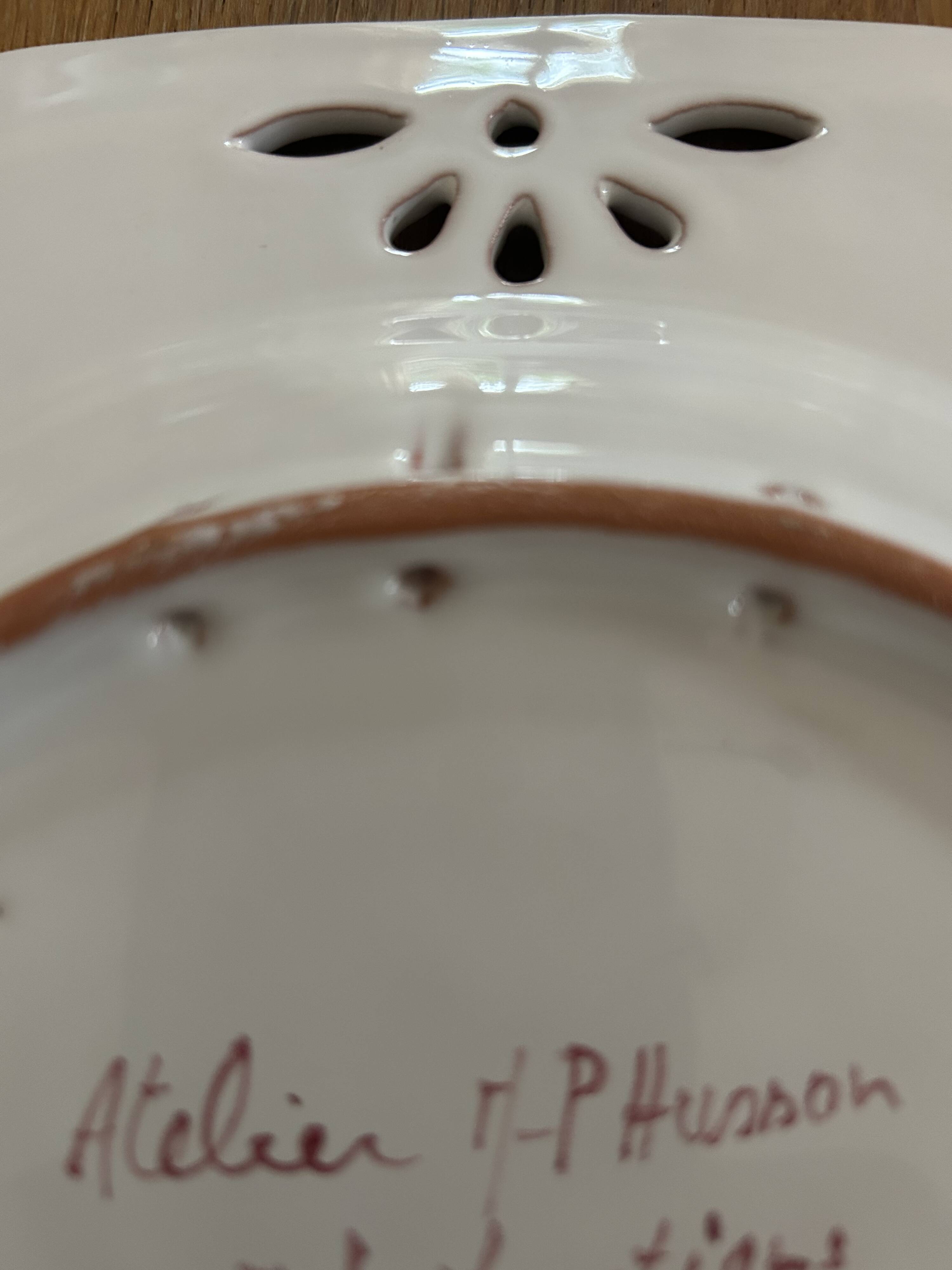 Moustiers porcelain plate