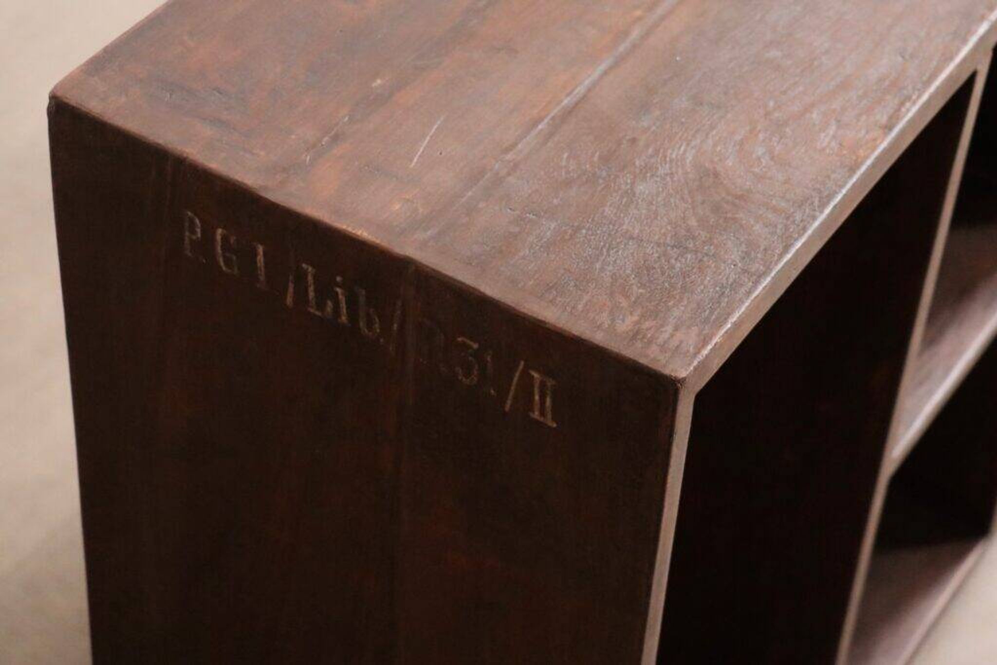 Pierre Jeanneret PJ-R-27-A 6-hole file rack, Chandigarh, 1958