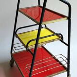 Vintage Bar Serving 1960's Red & Yellow