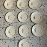 10 assiettes à dessert 