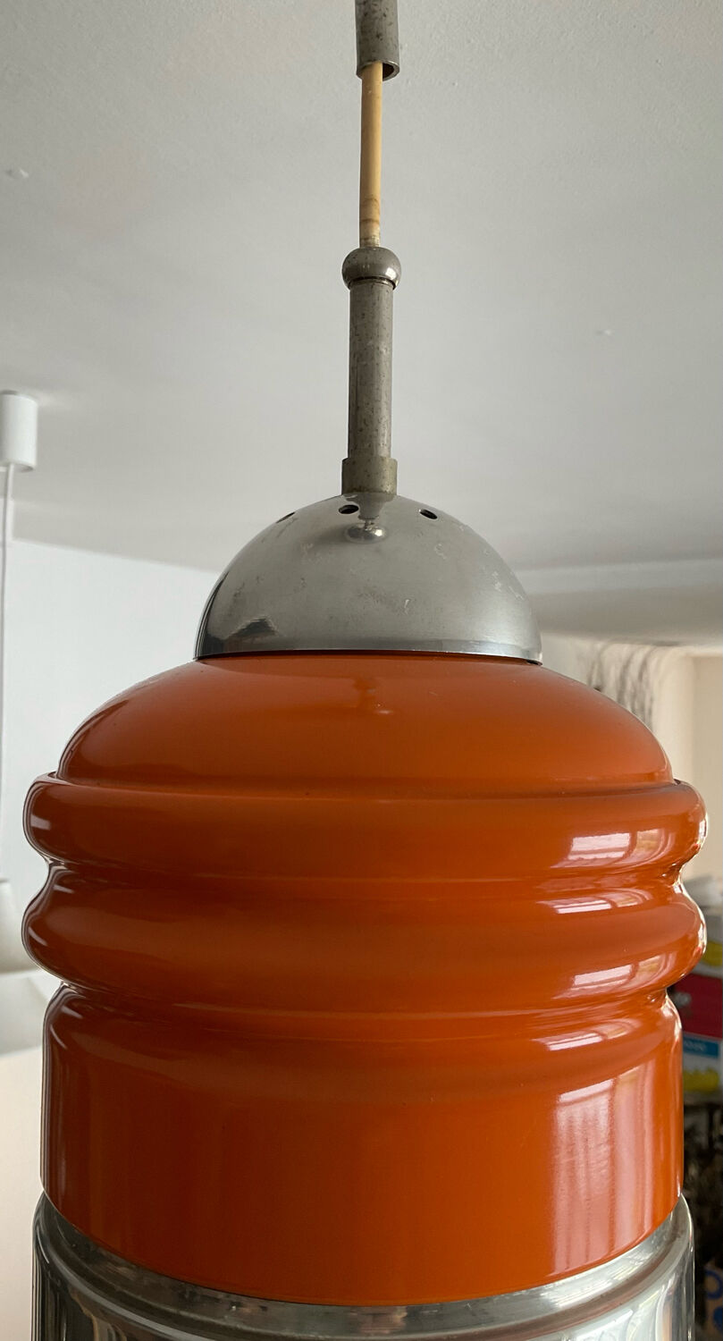 Mazzega pendant lamp in Murano glass from the 60s-70s