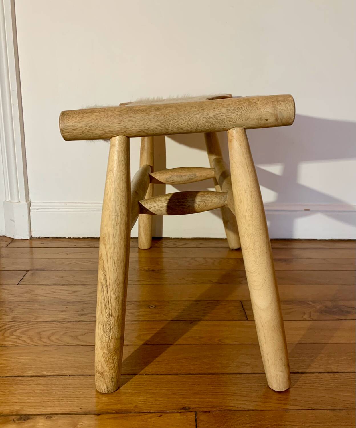 Cowhide stool