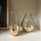 Set of golden vases