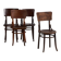 Antique bentwood dining chairs (circa 1920). Set of 4