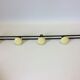 Vintage peg 5 metal hooks
