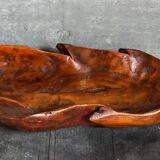 Antique XXL carved solid wood leaf cutter