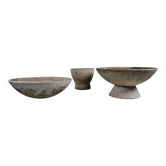 2 x large Planters with 2x bases. 1960s