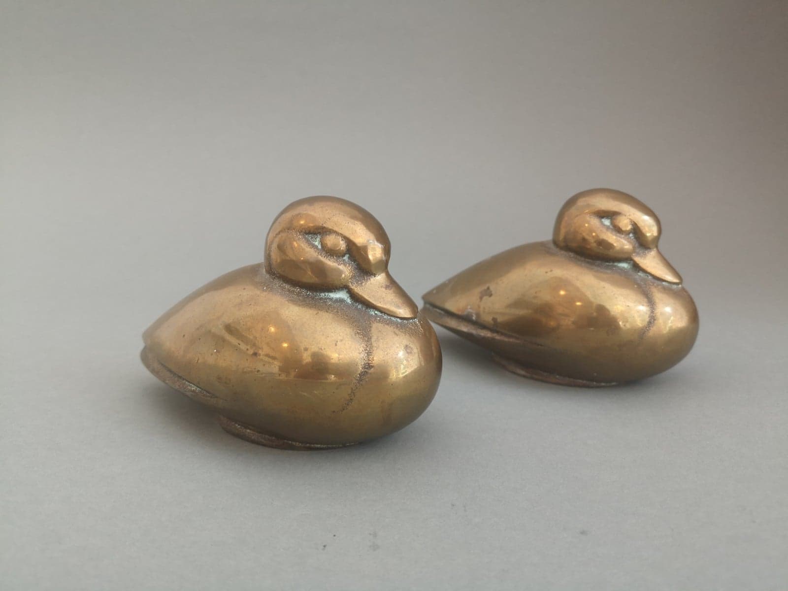 Art deco brass bookends