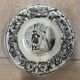 Set of 11 plates Creil Montereau LM & Cie