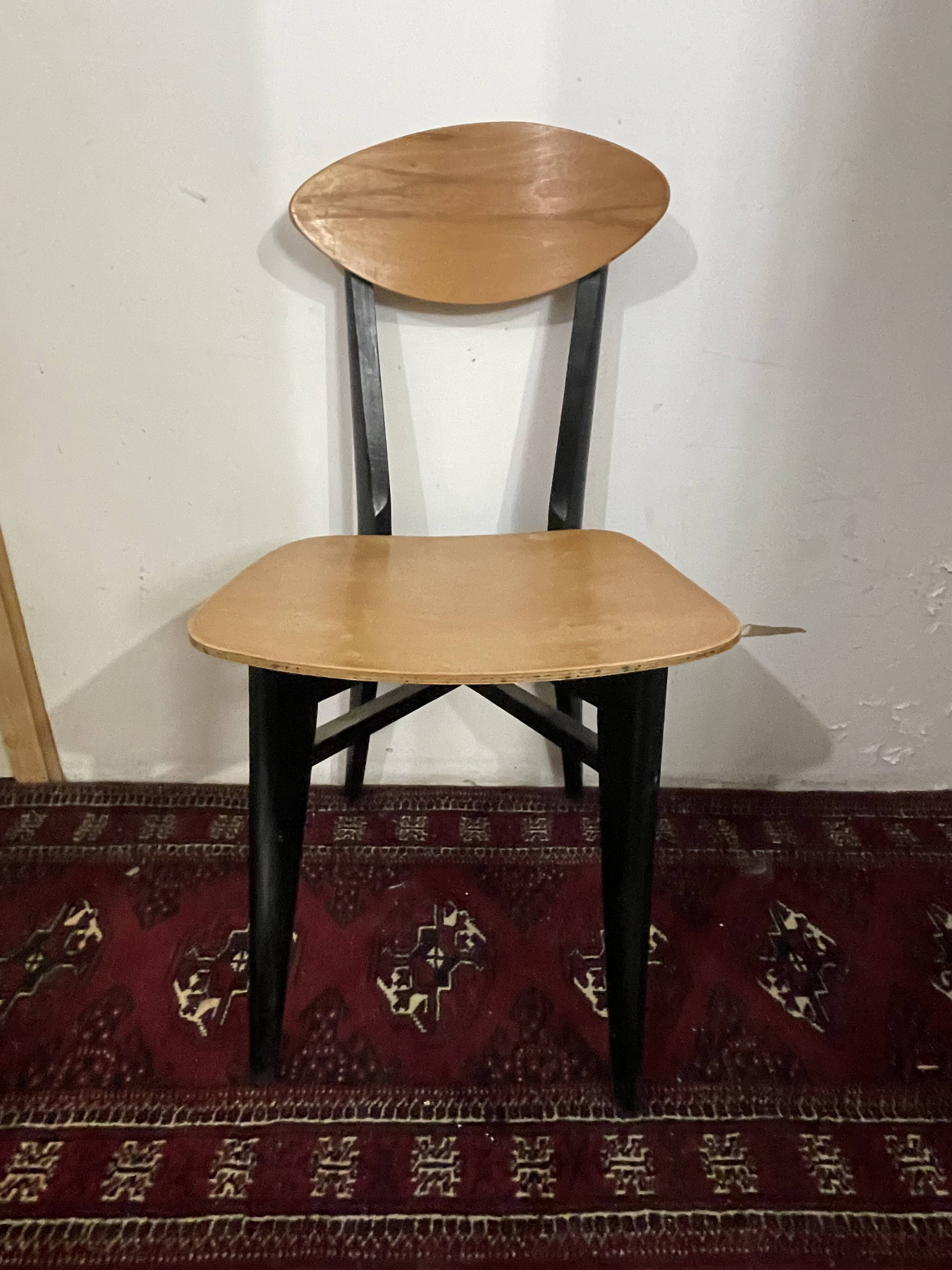 4 Scandinavian chairs type Kneuzzargenstull