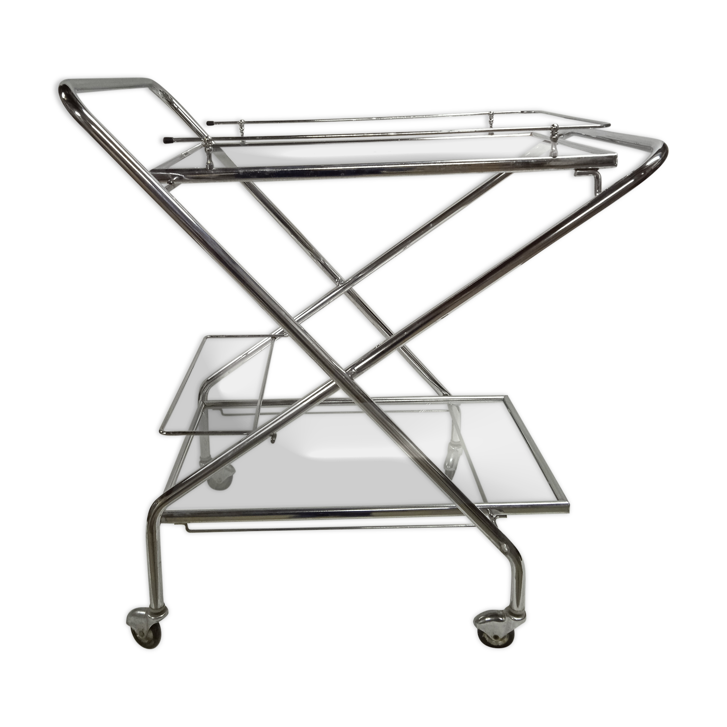 Sliding service chrome metal