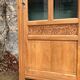 Parisian glass cabinet art deco raw wood