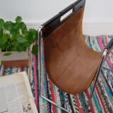 Magazine rack leather made by Brabantia 70 years