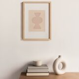 Painting on paper - B213 - painting signed Eawy