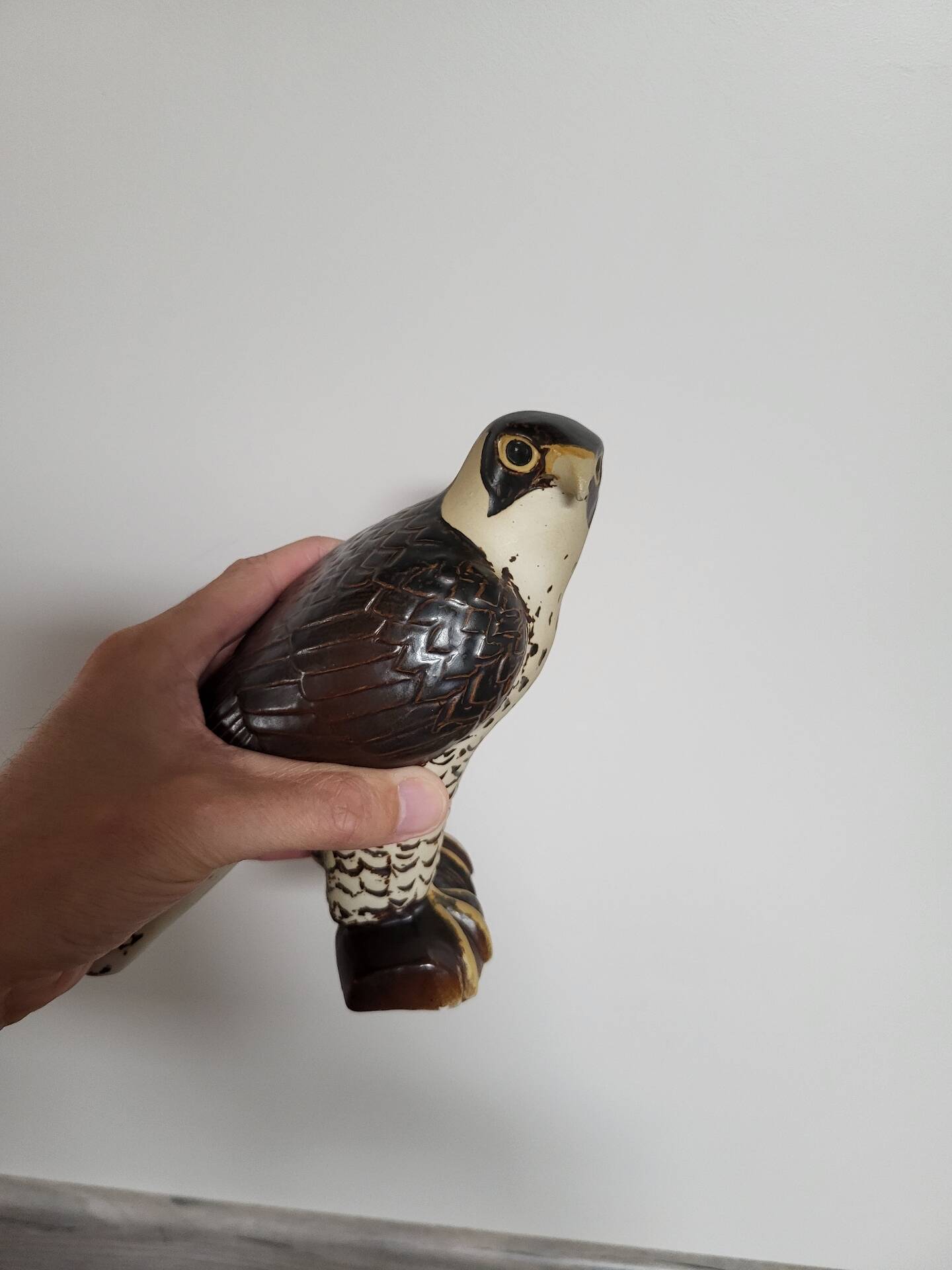 Ceramic Peregrine Falcon Lisa Larson Gustavsberg Studio Limited Edition