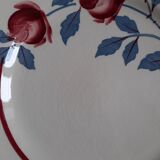 Old mismatched earthenware dessert plates