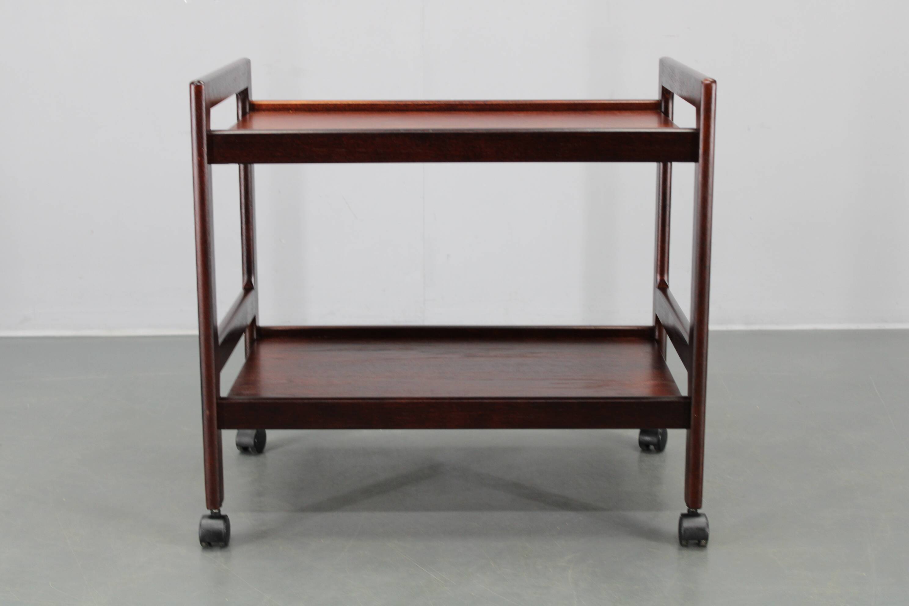 1970s Scandinavian teak serving cart by Brdr Furbo Spøttrup
