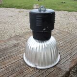 4 old metal workshop pendant lights