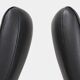 Exceptional De Sede DS50 lounge chair in black leather, Switzerland ca. 1980