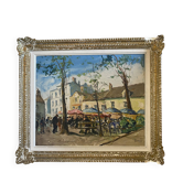 Painting tableau Montmartre Pierre Forest