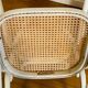 Rocking Chair THONET late 19th century in curved wood with a grey ceruse finish.
