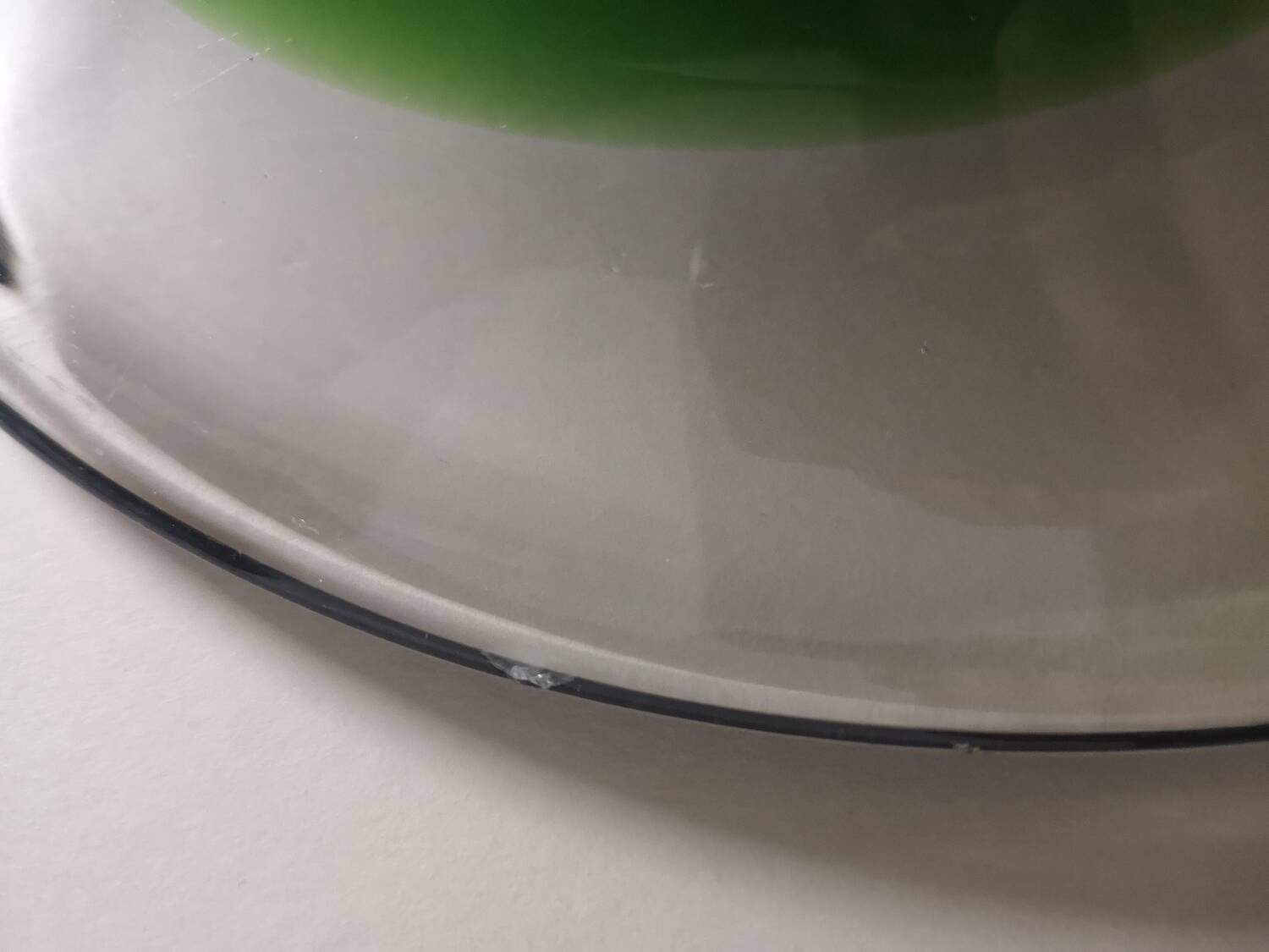 Set of 2 empty pocket glass cups air afrique vintage