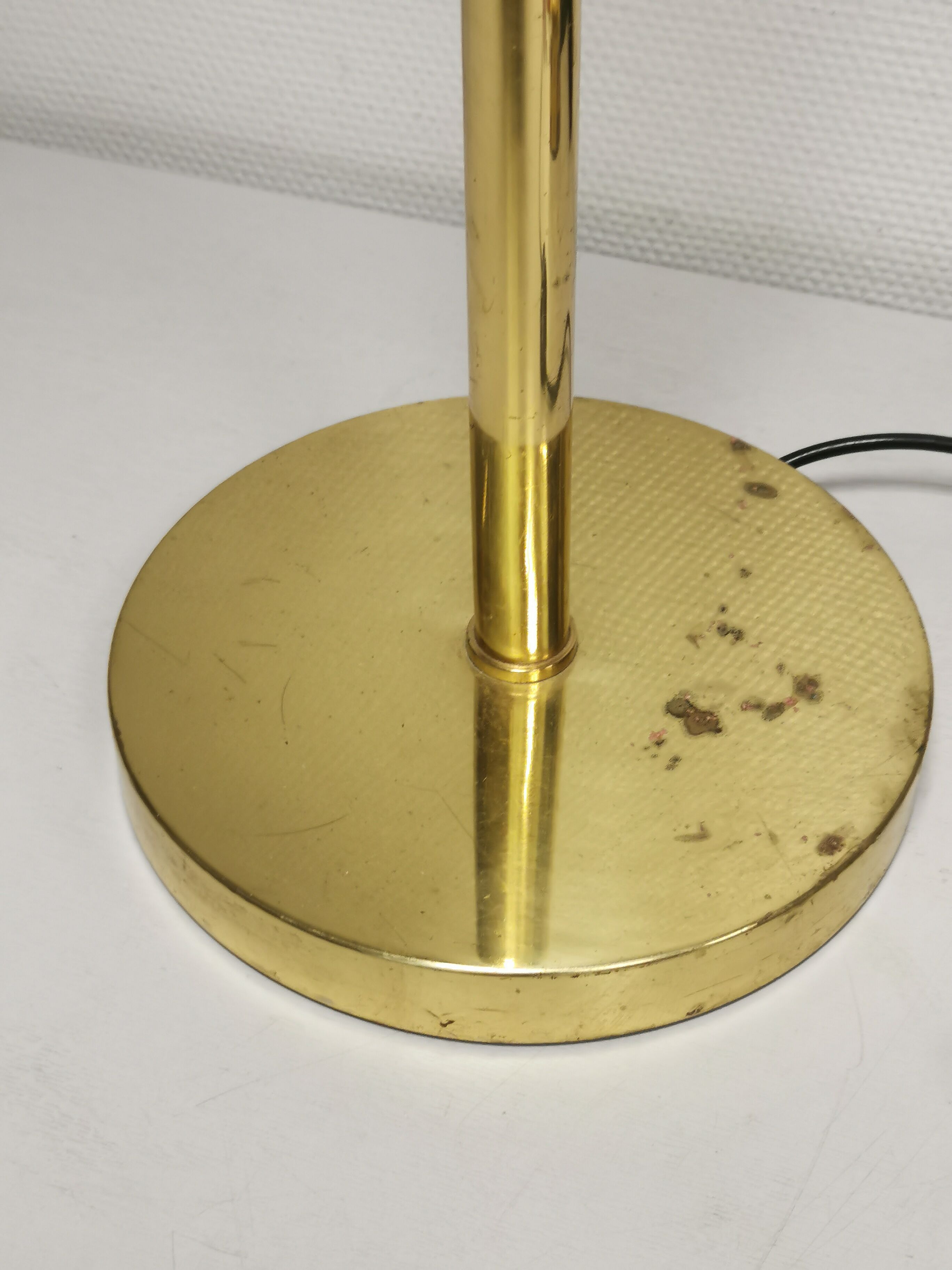 Adjustable brass floor lamp by Metalarte for Hansen, Spain, 1960s