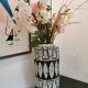 Vase Scheurich West Germany noir et blanc