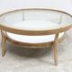 Baumann round coffee table model Dièse 1990