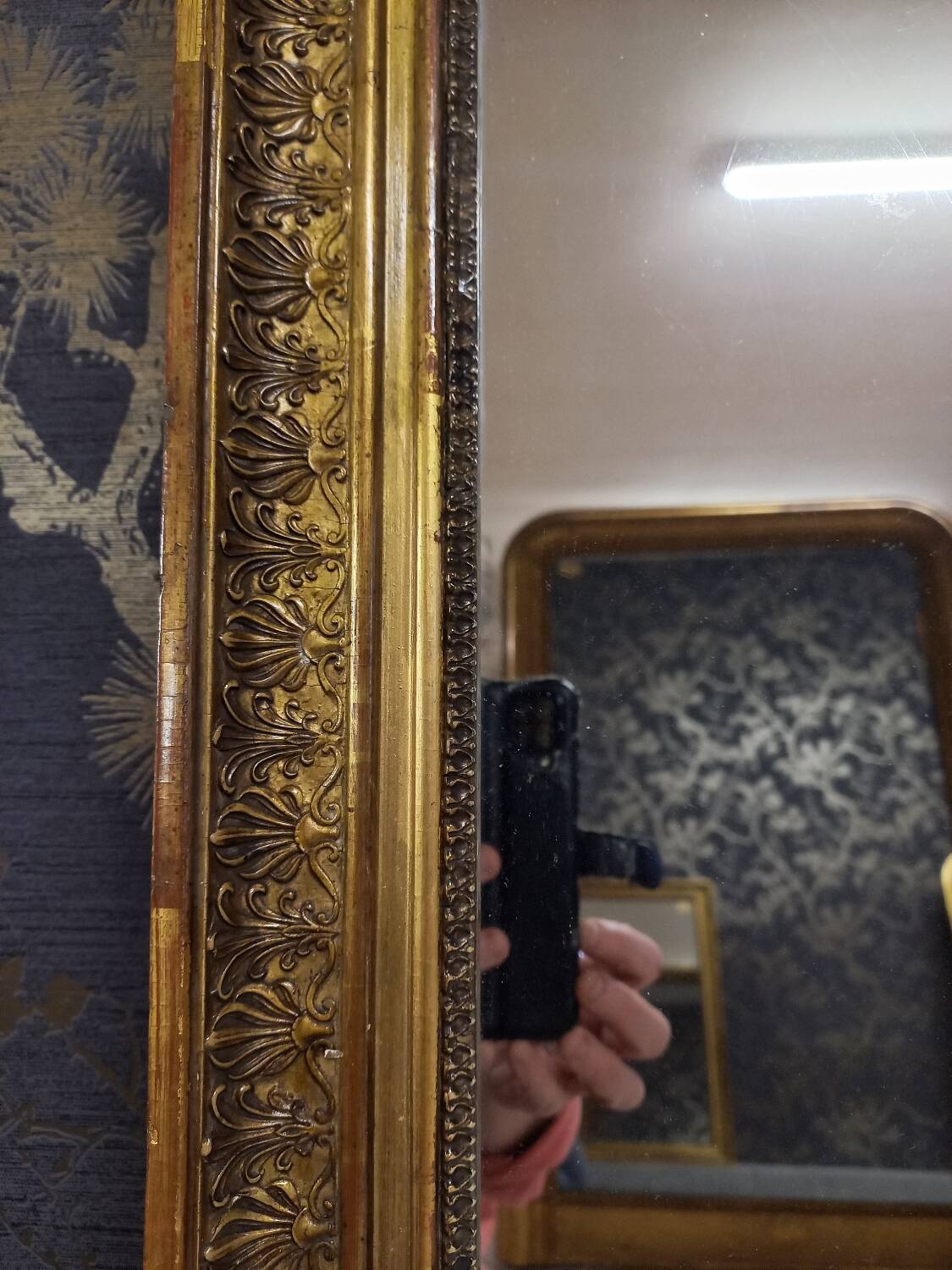Miroir époque empire 94x 56.5