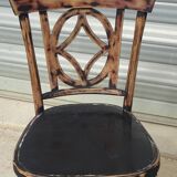 Salon Baumann, 1910, banquette, fauteuil et chaise bistrot