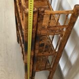Foldable bamboo shelf
