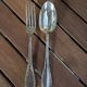 Set of 12 silver plated forks and 12 spoons 84g