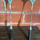 Pair of Vintage Badminton Rackets Wood + Metal from the 1950s #D579