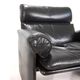Saporiti Italia leather armchair by Giovanni Offredi, 1970