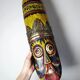 Large Balinese mask carved and hand-painted in wood, Indonesia, 1970s.
