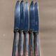 Set of 5 Large Table Knives Christofl - America Model by Luc Lan