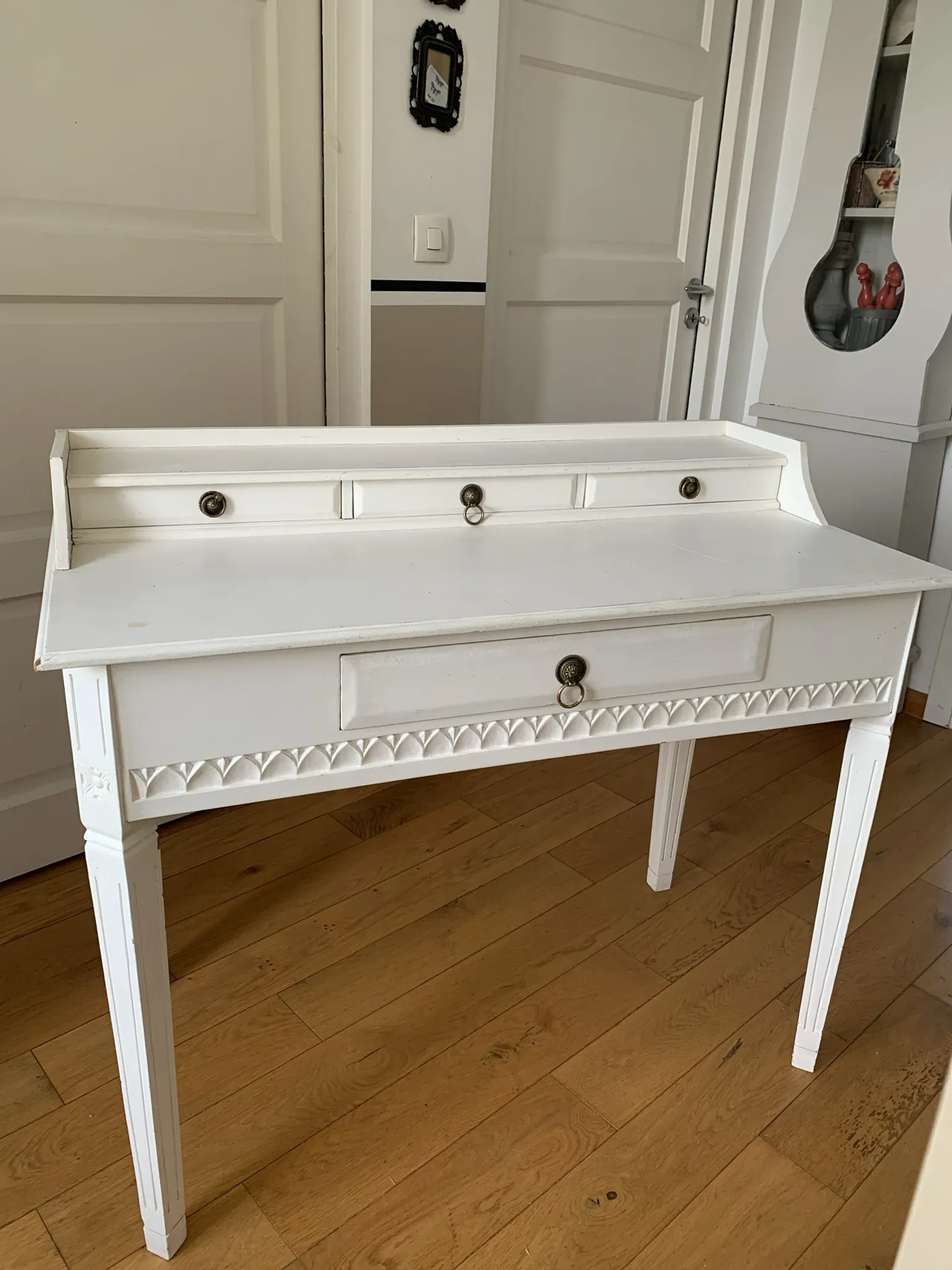 White desk