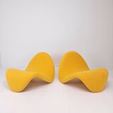 Ensemble de 2 chaises à languettes par Pierre Paulin pour Artifort, 1960s