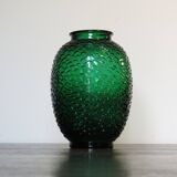 Large Art Deco glass vase