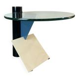 Memphis Postmodern Side Table by Peter Shire for Saporiti, 1980s