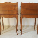 Pair of bedsides made of cherry wood