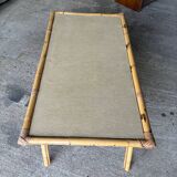 Vintage rattan table