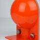 Space Age orange table lamp from Sergio Brazzoli for Guzzini, 1970s