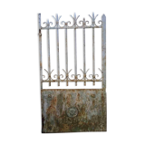 Portillon fer forgé XIX ème dans son jus
