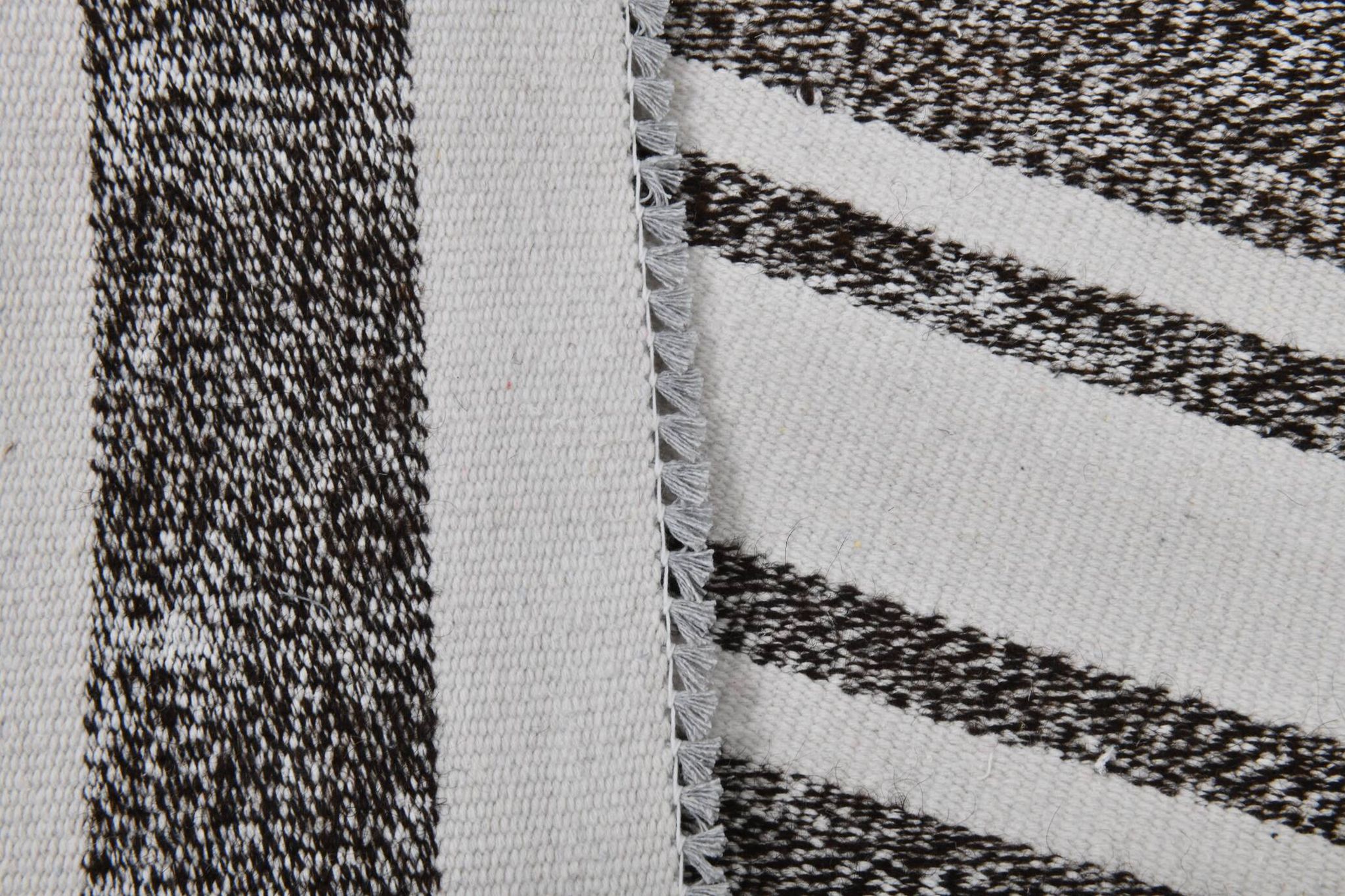 Tapis kilim vintage turc rayé, 206x304 cm